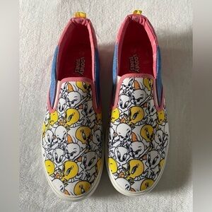 Looney Tunes Piolin Slip On Shoes Size 10